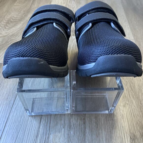 Anodyne Sneaker Men Sz 10.5 Wide Black No.74 Double Hook & Loop Strap Diabetic - Picture 6 of 12